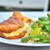 Frittata z kozim serem